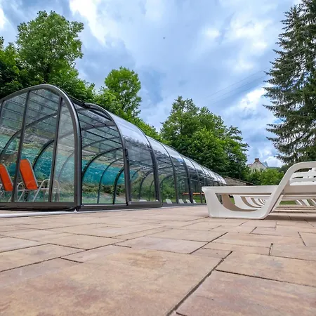 Villa With A Covered Pool, Park, And Playground *