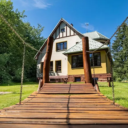 Villa With Pool, Sauna, Pergola, Park, And Playground *